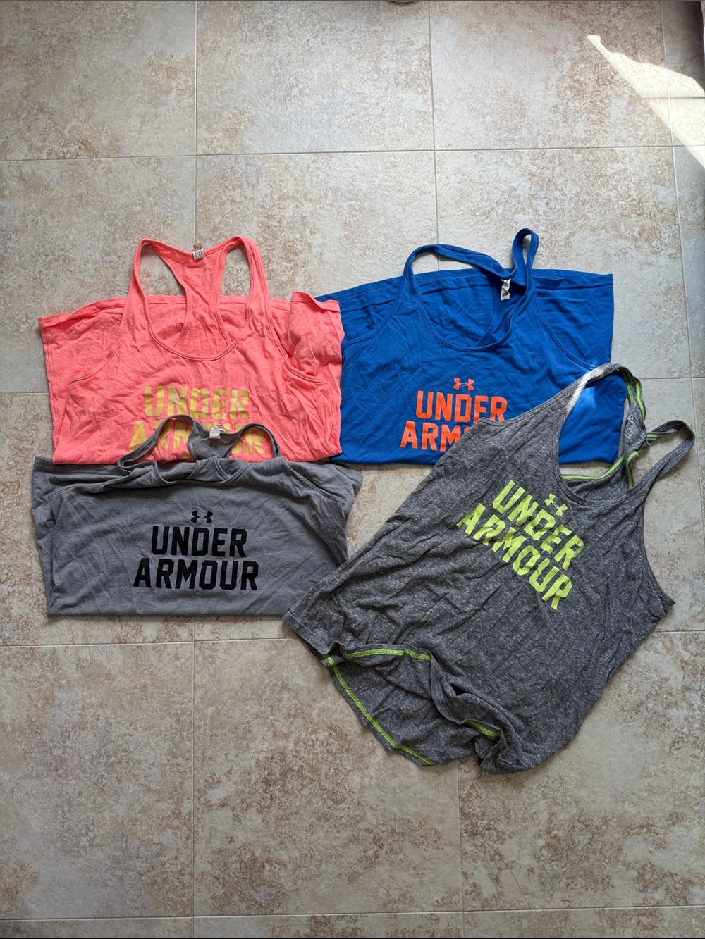 Group of under armour tanks